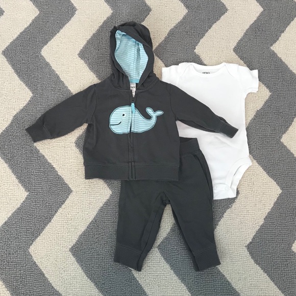 Carter's Other - Baby hoodie, bodysuit, and pants set 3 months